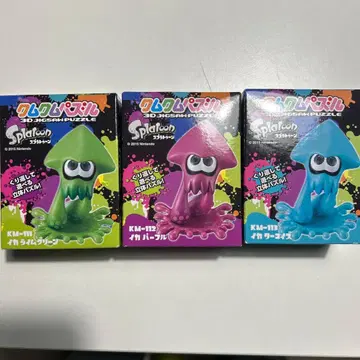 스플래툰 쿠무쿠무 퍼즐 3종