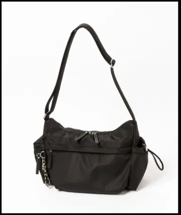 [택 포함] 발수 경량 7 포켓 미니 숄더 블랙