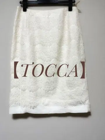 [ TOCCA ] 화이트 레이스 타이트 스커트