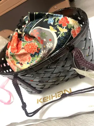 대나무 바구니 백 일본 의류 백 유카타 복조리