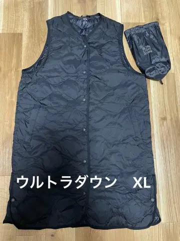 UNIQLO 울트라 라이트 다운 롱 베스트 XL