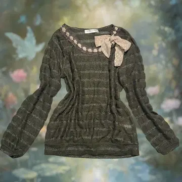 00s 보더 리본 레이스 페어리 그런지 모리걸 y2k 코케트