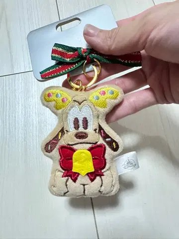 플루토 봉제 인형 키링 키체인 크리스마스 쿠키