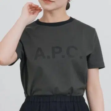 A.P.C. 아페쎄 로고T셔츠 블랙 S