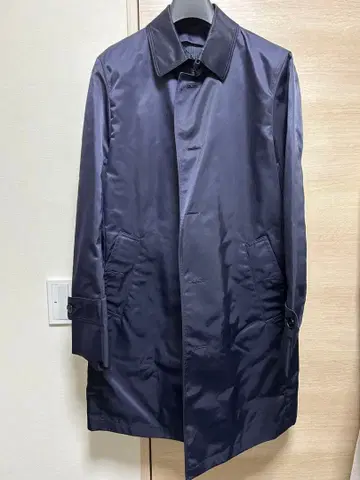 폴 스튜어트 네이비 스텐카라 코트