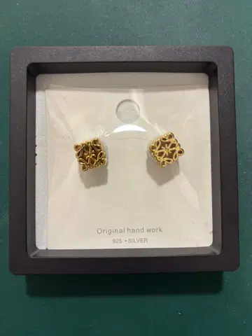 925 실버 골드 도금 귀걸이