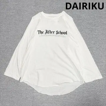 새상품급 다이리쿠 22AW The After School 래글런 화이트