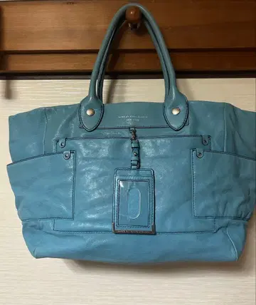 Marc by Marc Jacobs 가죽 토트백 블루