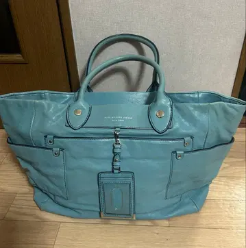 Marc by Marc Jacobs 천연 가죽 토트백 블루