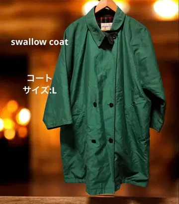 [ 새상품급 ] swallow coat 코트 파스텔 컬러 L 오버 사이즈