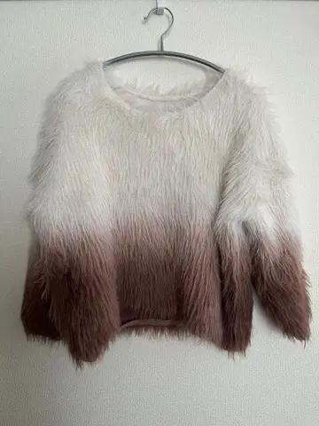 푹신푹신 그라데이션 니트 풀오버