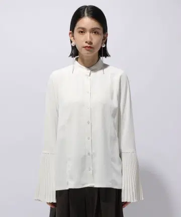 HARE 플리츠 슬리브 셔츠