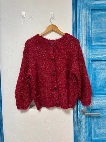 미사용! B.C STOCK! 손세탁 가능! 포포코얀 믹스 2WAY 가디건