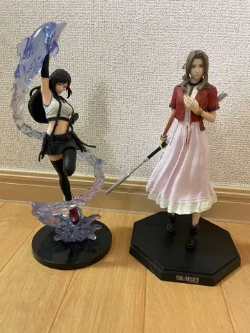 파이널 판타지 7 피규어 2개 세트 티파 앨리스