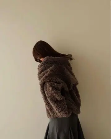 mideal 마이디얼 푸들 보아 코트 보아 자켓