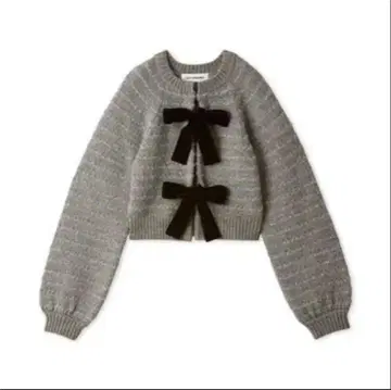 릴리 브라운 벨로아 리본 가디건