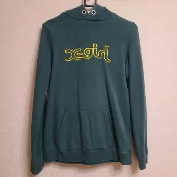 xgirl 다크 그린 후드티 M 사이즈