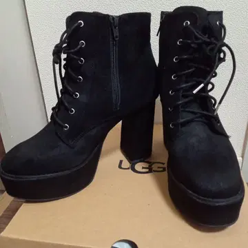 ESPERANZA 블랙 스웨이드 부티