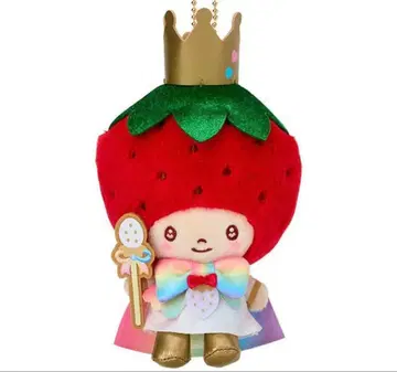 새상품 딸기 왕자 마스코트 홀더 (딸기 신문 50주년) 산리오