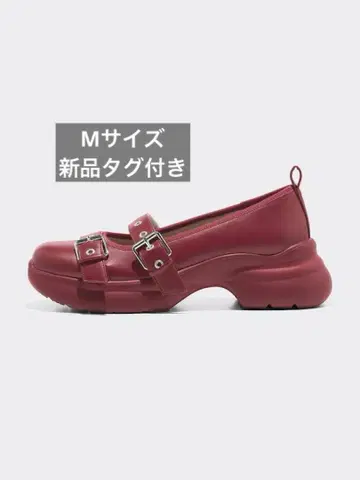 택 포함 새상품 GU x rokh 멜리 제인 M 레드