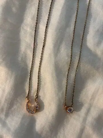 세상파 말발굽 모티브 2세트 목걸이