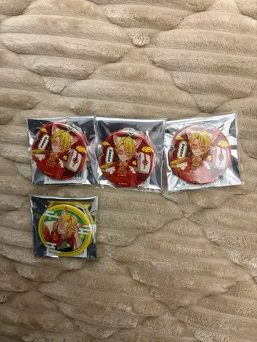 센라 202 Brun 캔뱃지 4개 세트