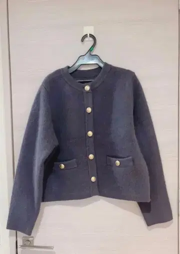 Mystrada 금장 버튼 코디 가디건