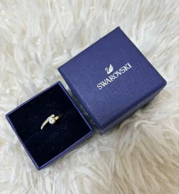 Swarovski 심플 반지 크리스탈 포함