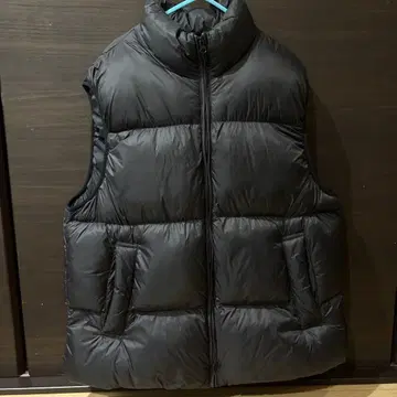 자라 ZARA 다운 베스트 L 블랙