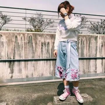 little sunny bite 데미지 데님 숏팬츠 LPT-171H