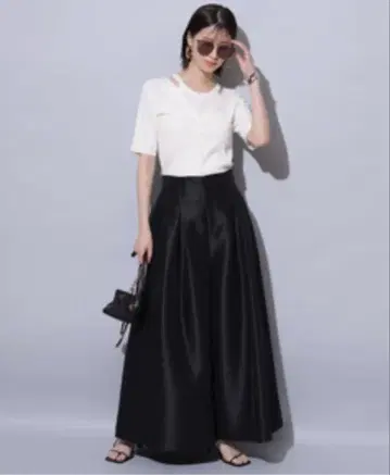 하자품 아르페쥬 스토리 드레스 팬츠 2 사이즈 블랙