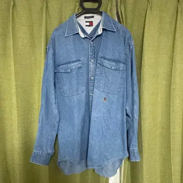 TOMMY HILFIGER 데님 셔츠 긴팔