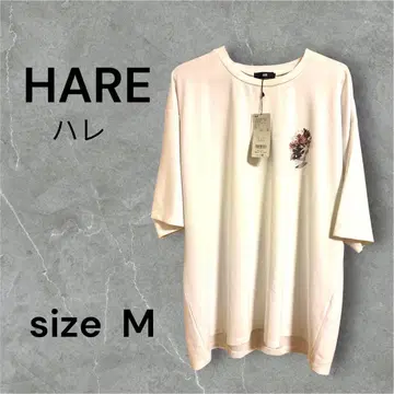 HARE 꽃무늬 프린트 T셔츠 M 사이즈
