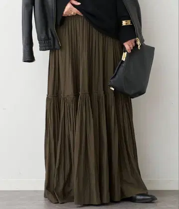 새상품 [ Deuxieme Classe ] Gather Maxi 스커트