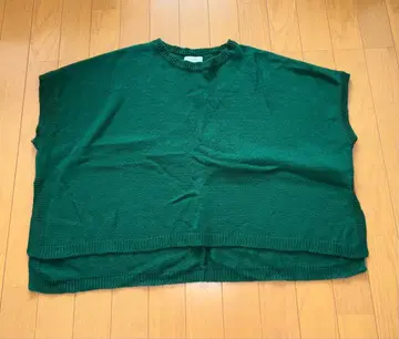 SETTEN 슬리브리스 니트