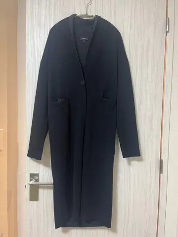 띠어리 Theory 블랙 니트 롱 코트 S 사이즈