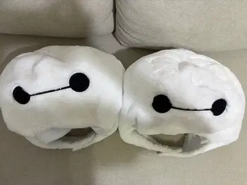 베이맥스 복슬복슬 모자 프리 사이즈 커플 세트
