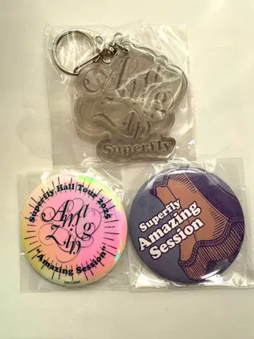 Superfly Amazing Session 키링 배지 세트