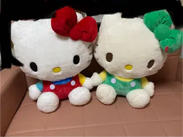 헬로키티 레트로 카라 인형 GJ 크림 소다 인형 GJ