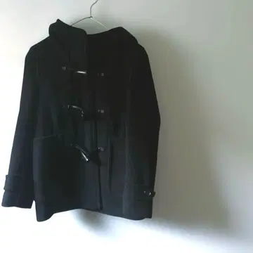 [ 새상품급 ] 맥피 숏 더플 코트 블랙 클리닝 완료