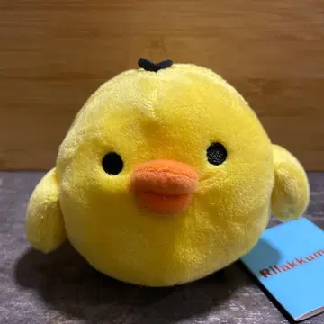 레어 새상품 작은 리락쿠마 봉제 인형 키이로이토리 택 포함 당시 제품