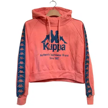 카파 KAPPA 크롭 후디 핑크