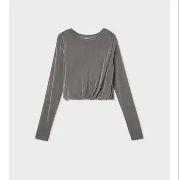 MIESROHE 미에스로에 플로키 튤 꼬임 티셔츠