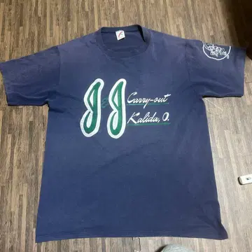 90s JERZEES XL 네이비 T셔츠 JJ Carry-out 21