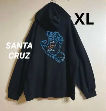SANTA CRUZ 블랙 후드티