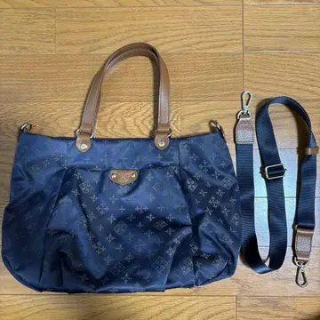 russet 네이비 핸드백