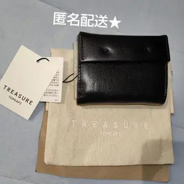TREASURE TOPKAPI 블랙 3단 폴더형 지갑