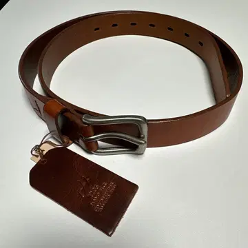 MANO FECE 1203 천연 가죽 브라운 벨트