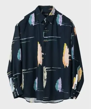 LiNoH 페인트 롱 슬리브 셔츠