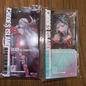 SKADI 아크릴 키링 2개 세트